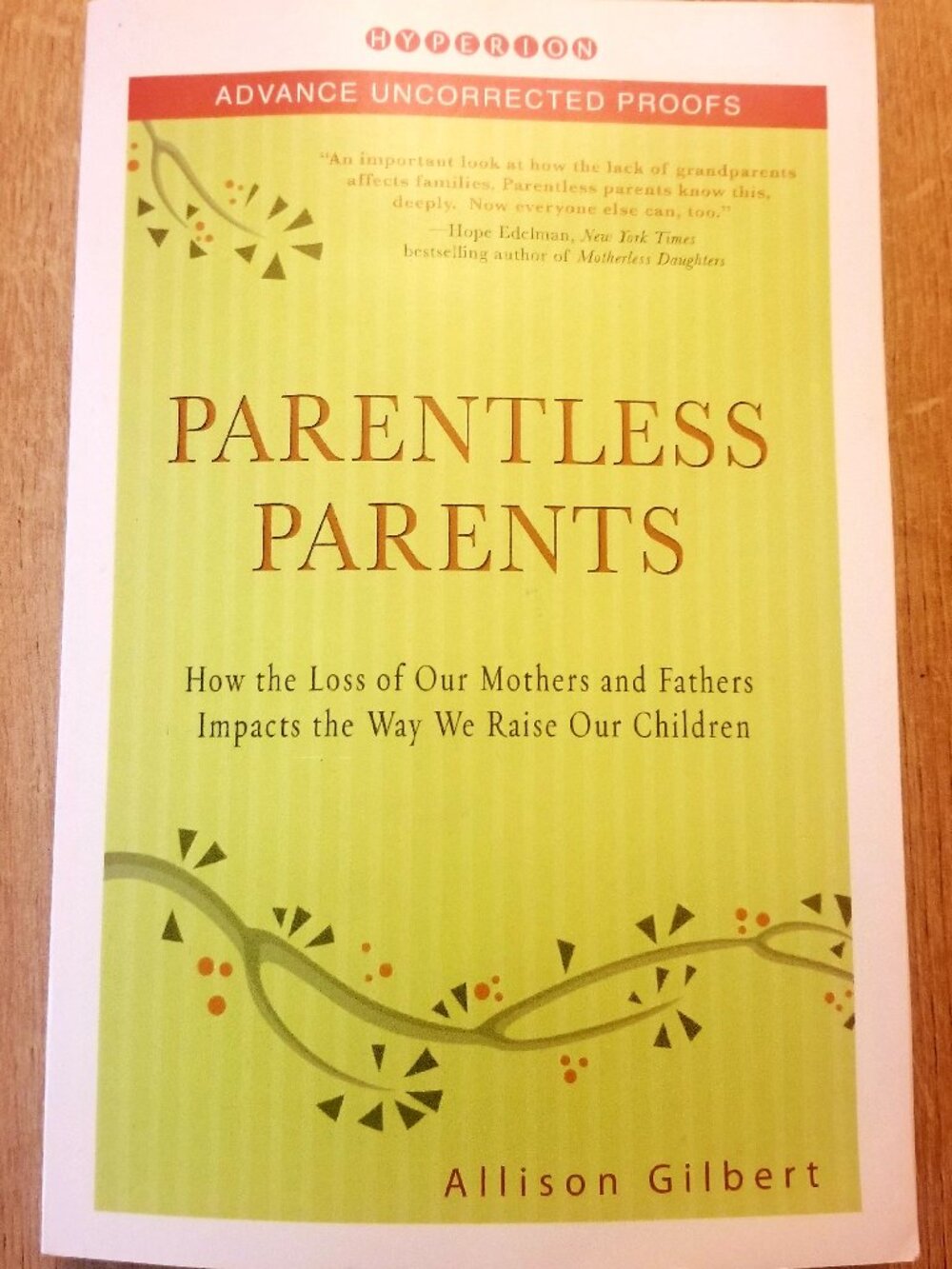 'Parentless Parents' softcover book